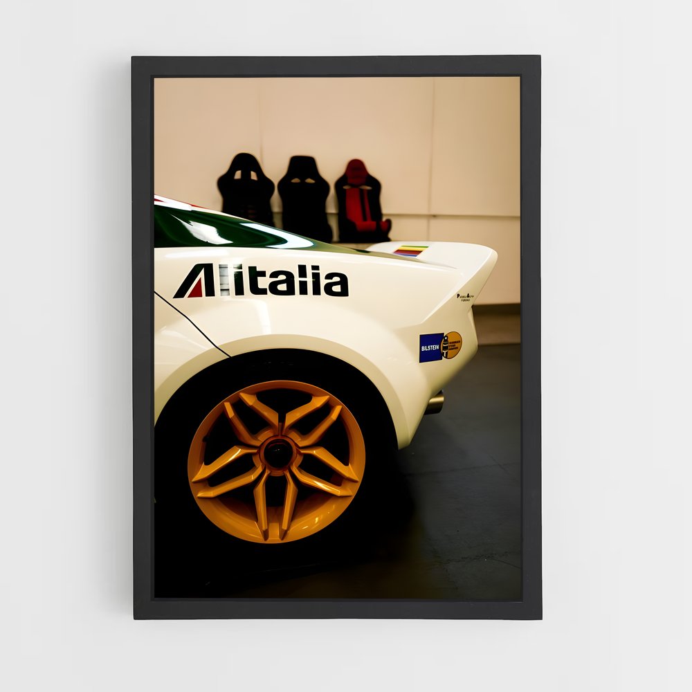 Poster Stratos Racing – affiche Lancia (vue 2)